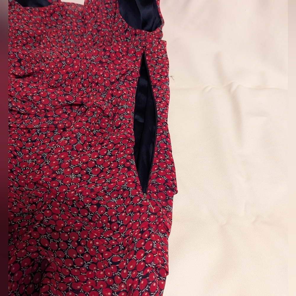 Express Red and Black Floral Blouse - Picture 5 of 5